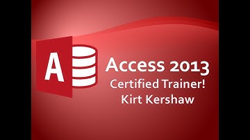 Access 2013 Overview and Basics Training Video