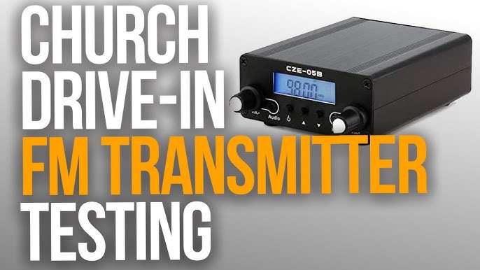 TR502 Bluetooth FM Broadcast Transmitter for Drive-in Church Service