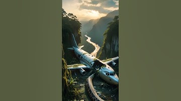 Nature Exploration | Travel Discovery | Abandoned Plane And Python#trending #viralvideo #shorts