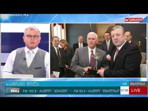 აშშ ს ვიცე პრეზიდენტი საქართველოში