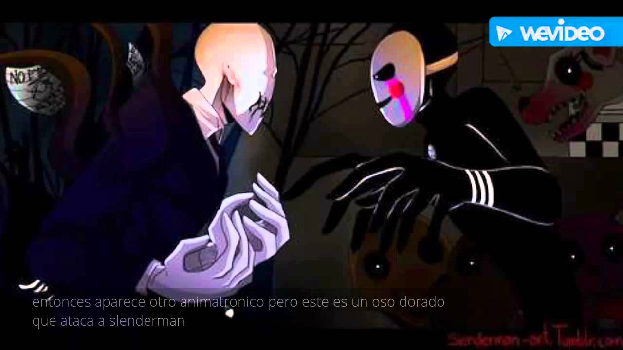 creepypasta puppet vs slenderman experimento c youtube
