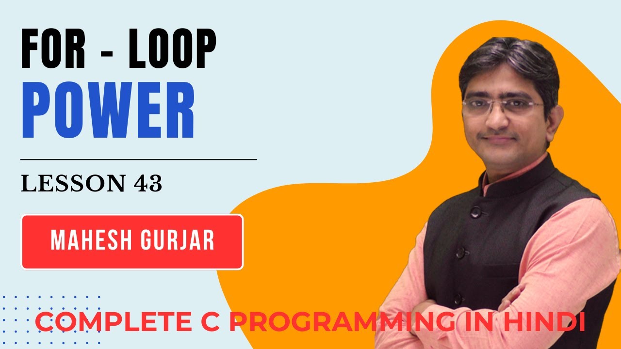 For Loop | Calculate Power (a^b) | C Language Tutorial #43