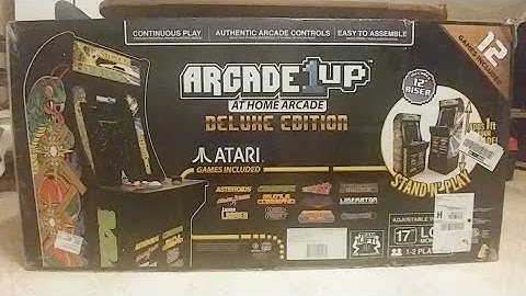 LIVE Arcade1up Unboxing, Assembly, and Playtesting (Atari 12-in-1)