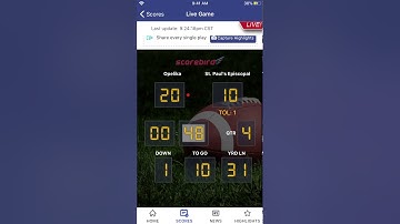 Scorebird App Overview