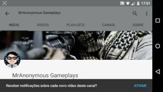 Divulgando Youtubers 20 - Mranonymous Gameplays 