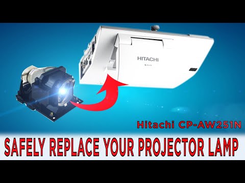💡Replace the lamp in a Hitachi CP-AW251N💡