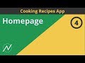 Learn React - Recipes App (04) Homepage