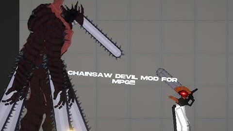 CHAINSAW DEVIL MOD! (MELON PLAYGROUND CHAINSAW MAN)