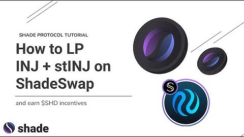 How to Provide Liquidity for INJ + stINJ on ShadeSwap