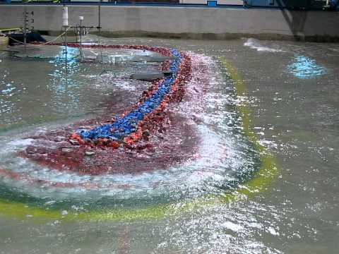 Wave overtopping study at Haynes Coastal Lab TexasAM