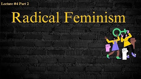Radical Feminism | Gender Studies | CSS PCS UPSC | Parhae.pk