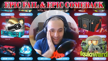 CSGO.NET EPIC FAIL & EPIC COMEBACK! ძალიან დიდი ეპიკობა! OPEN CASES