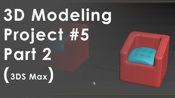 3DS Max 2019, Box Modelling a chair part 2