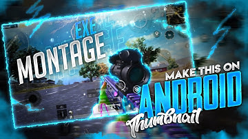 Make This Amazing Pubg Mobile Montage Thumbnail On Android ! useing PS CC, GFX Gaming