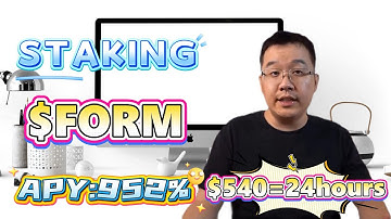 Stake FORM Now! 952% APY Crypto Farming in 2025