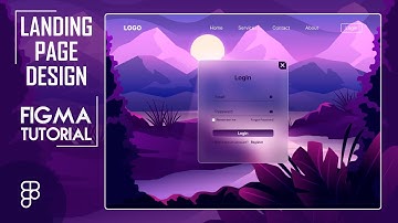 Figma Tutorial: Animated Landing Page with Login and Register
