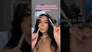 COMPARING NEW! SKKN BY KIM LIPLINERS TO KKW OG LIP LINERS! WHICH ONE IS BETTER?! 👀✨