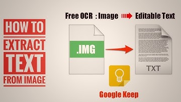 How To Extract Text From Image For Free | Google Keep