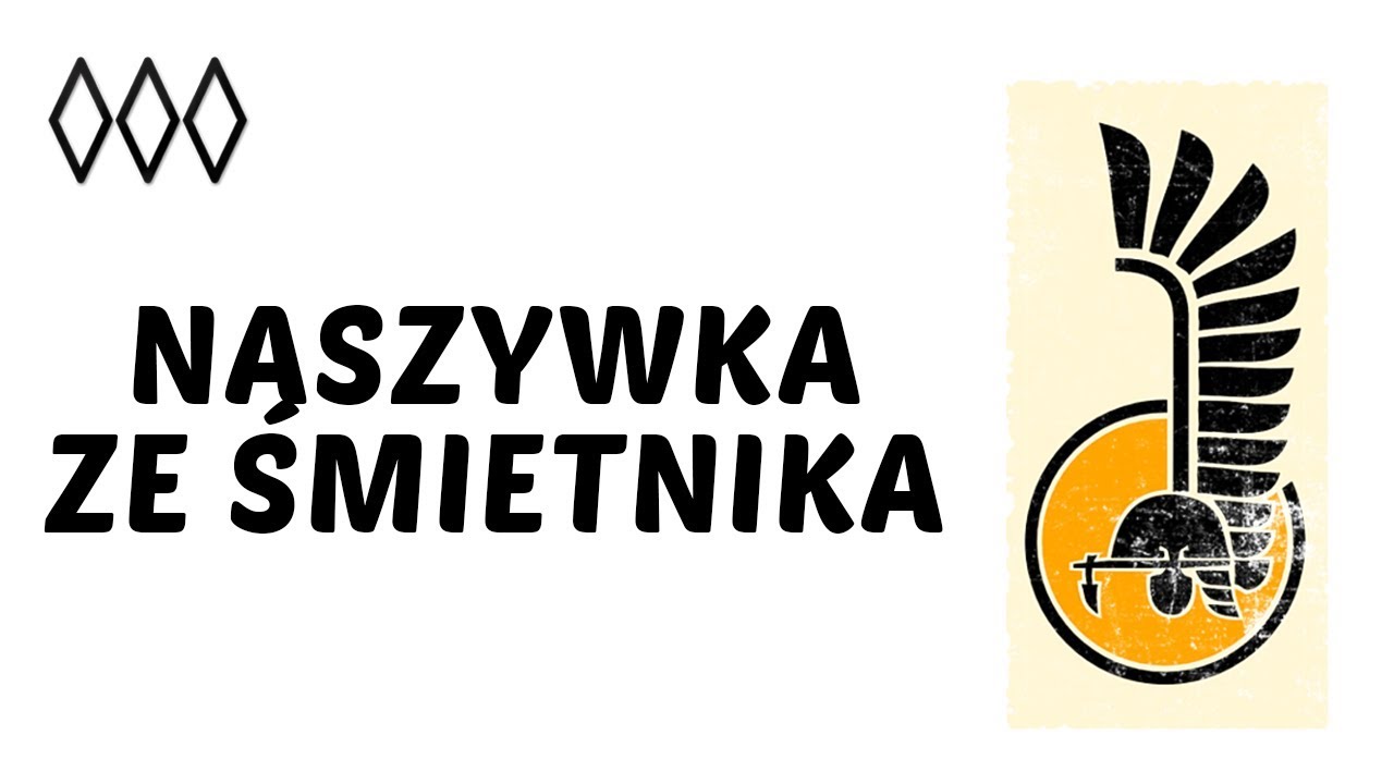 Co można znaleźć na flomarku - naszywka w śmieciach