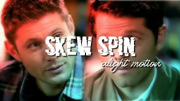 skew spin transition | alight motion tutorial