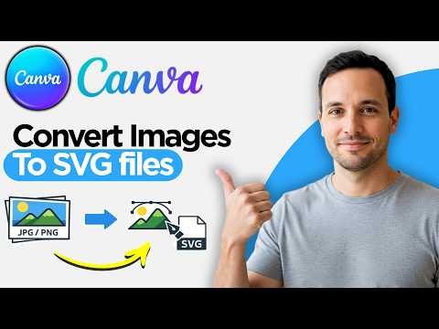 How to Convert Images to SVG files in Canva