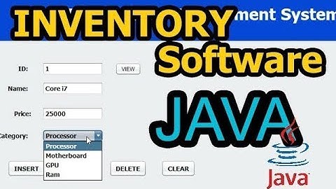 Inventory Management Software Using Java and MySQL | Bangla Java tutorial Part-02