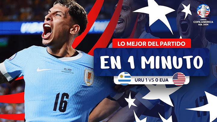 LO MEJOR  DE USA 0-1 URUGUAY EN 1 MINUTO | CONMEBOL COPA AMÉRICA USA 2024™