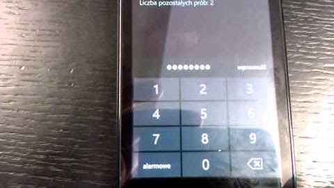 Simlock Lumia 510 jak wpisać kod - Odblokowanie simlocka