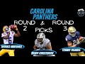 Carolina Panthers 2021 Round 2 & 3 draft picks