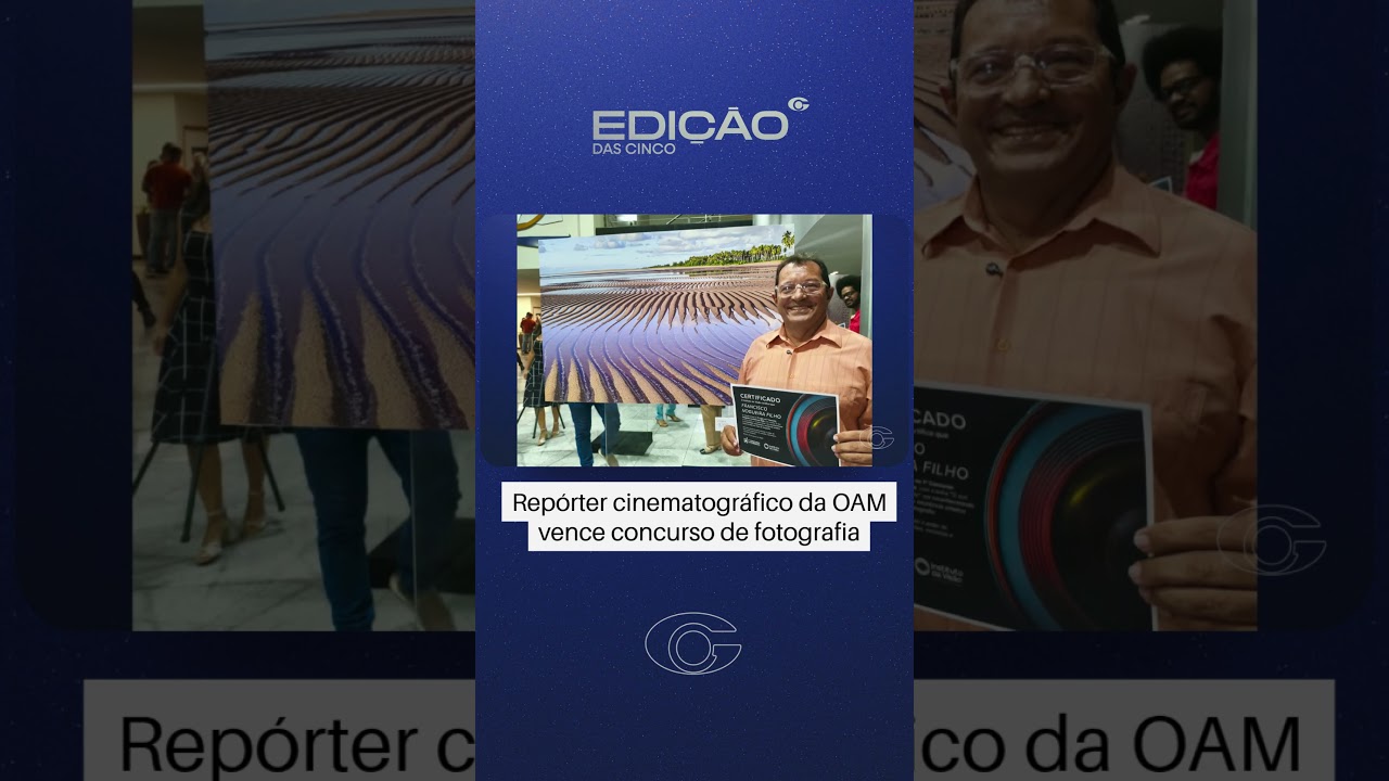 Repórter cinematográfico da OAM vence concurso de fotografia
