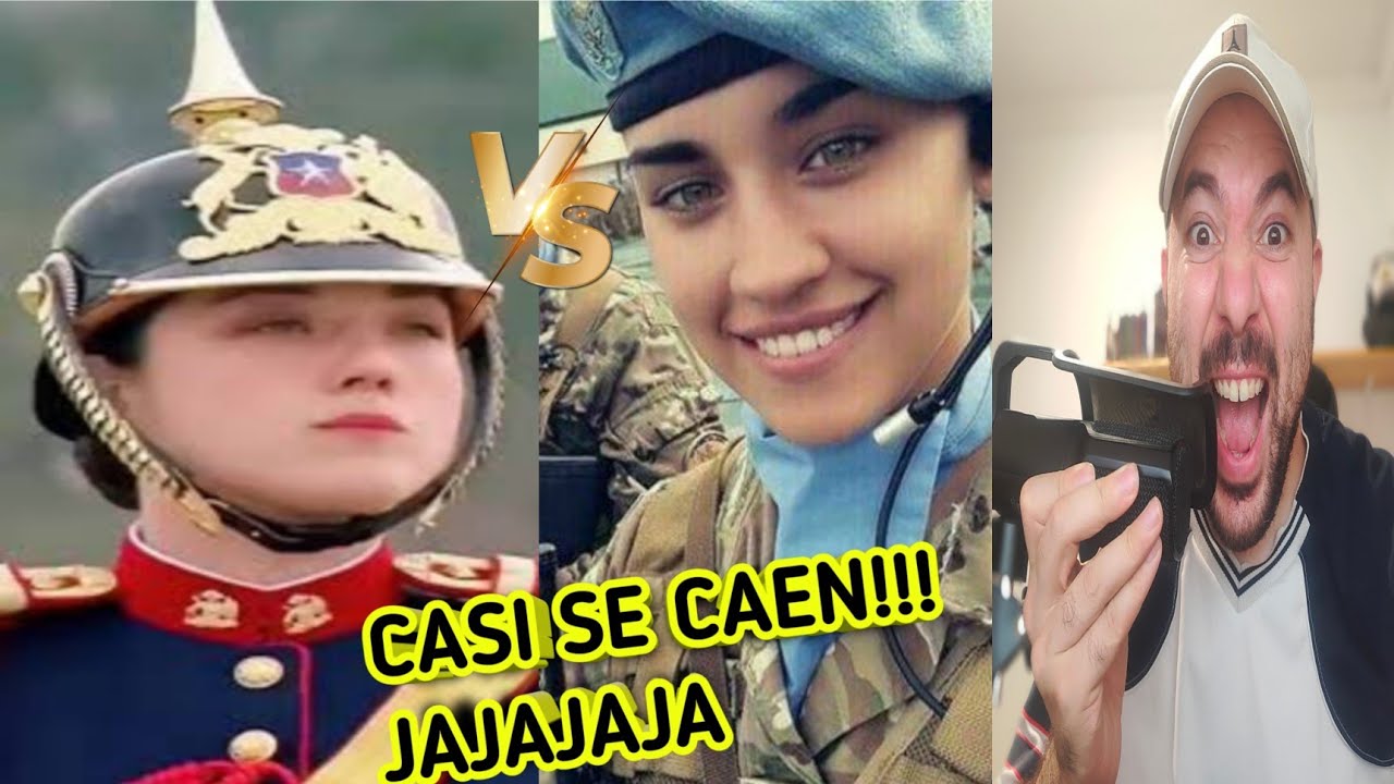 ESPAÑOL REACCIONA A LA GRAN PARADA MILITAR CHILENA VS ARGENTINA *versión femenina*