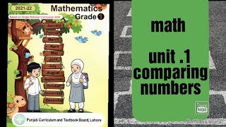 grade 1( math) unit 1 comparing numbers.