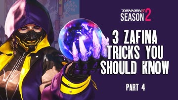 3 Tricks Zafina Players should use in Season 2! Part 4 - TEKKEN 8