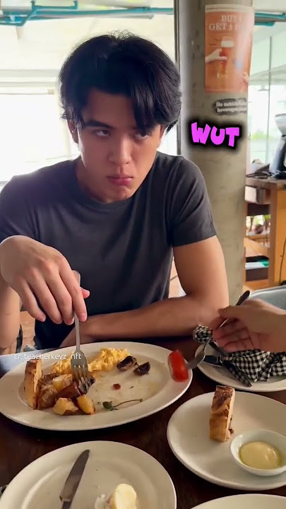 Gawin: Your food is my Food 🤣 #jossgawin #gawincaskey #josswayar #mygoldenblood #blseries #gmmtv