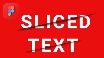 Sliced Text Effect in Figma Tutorial | NO Photoshop