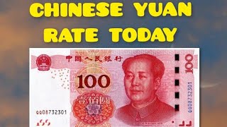 Chinese Yuan Renminbi (CNY) Exchange Rate Today | 12.08.24
