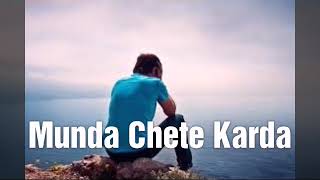 Satnam kaler kalwan - munda chete karda ...
