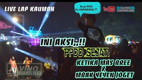 Mas Bree dan Mbak Yeyen Novita Pimpin Joget Pong Pong di Lapangan Kauman Srengat Blitar