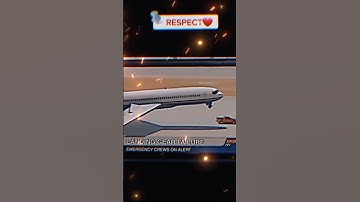 Respect 👍lending gear Failure emergency ✈️#shorts #short #youtubeshorts #viral #mrbeast #youtuber