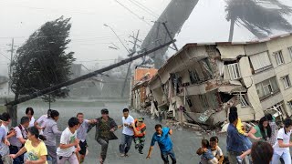 China Devastated! Monster Storm Hit Through Guangdong With 200km/h
