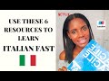 I&#39;ve been using these 6 tools to learn ITALIAN fast| MY LANGUAGE LEARNING JOURNEY