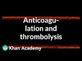 Anticoagulation and thrombolysis | Health & Medicine | Khan Academy