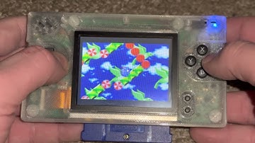 Sonic The Hedgehog: Genesis (GBA) Gameplay on the Nintendo DS Lite Screen Switching Mod!