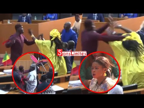 B*garre à l’assemblée nationale: Le député du PUR g!fle et fr@ppe la député Amy N’diaye Coura Macky