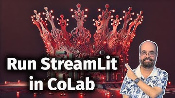 Running StreamLit in Google CoLab (10.1)