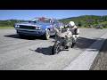 Kawasaki Ninja H2R Supercharged vs Dodge Challenger R/T 1971 SpeedHunters