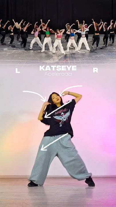 Yoonchae 'ACELERADA' dance tutorial [MIRRORED] #katseye #yoonchae #kpop #kpopchallenge #bts #shorts