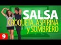 2 PASOS y 1 FIGURA de SALSA para Principiantes: Croqueta, Aspirina y Sombrero | Cómo Bailar Salsa