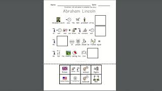 Abraham Lincoln Symbol-Supported Story