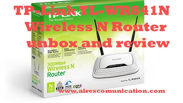 TP-Link TL-WR841N Wireless N Router unbox and review